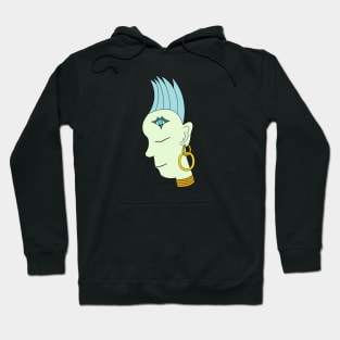 Abstract and ambiguous female face/figure/character Hoodie